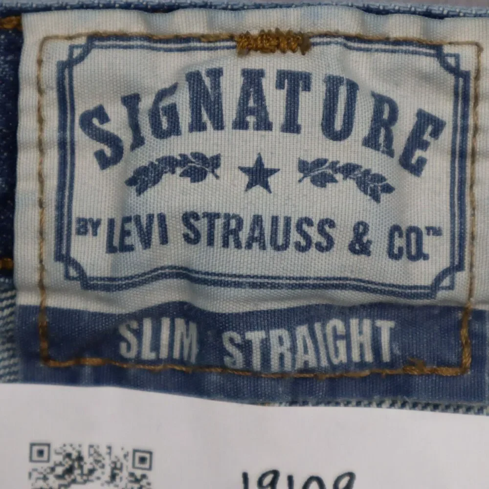 Levi Strauss Co Pants Boys 10 Blue Low Rise Signature Slim Straight Denim Jeans
